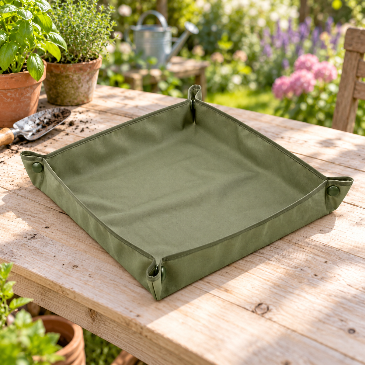 Fern Planting Mat garden scene and product details