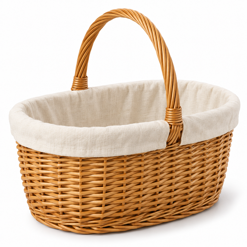 Orchard Gathering Basket on white background