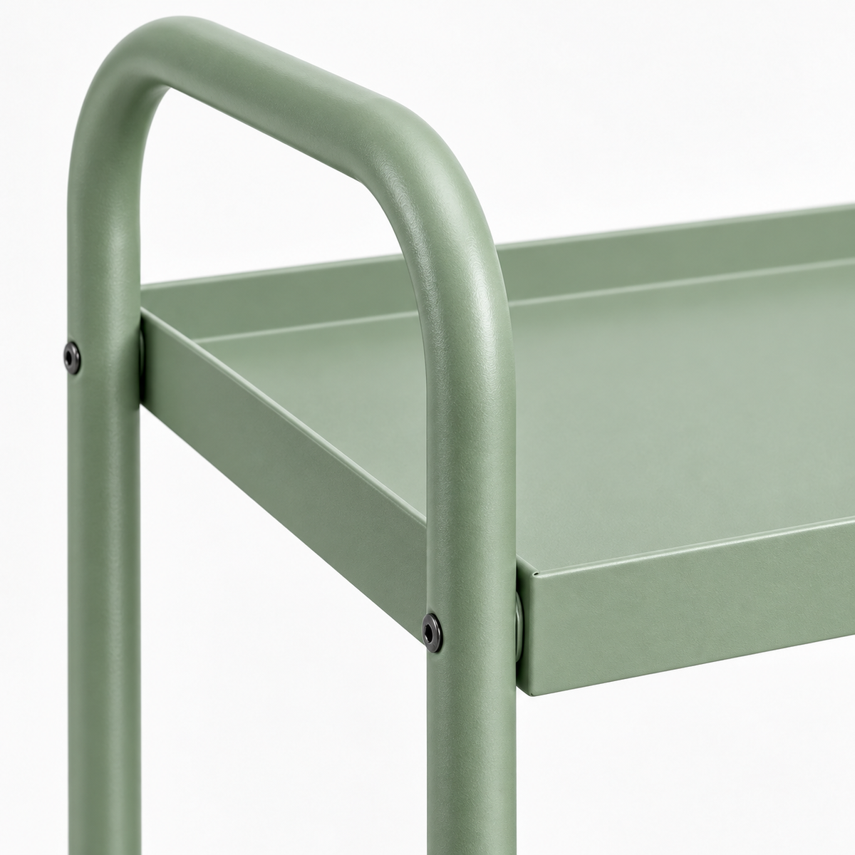 Pavilion Shelf Stand garden scene and product details