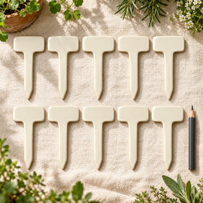 Sprig Plant Label Kit garden scene and product details
